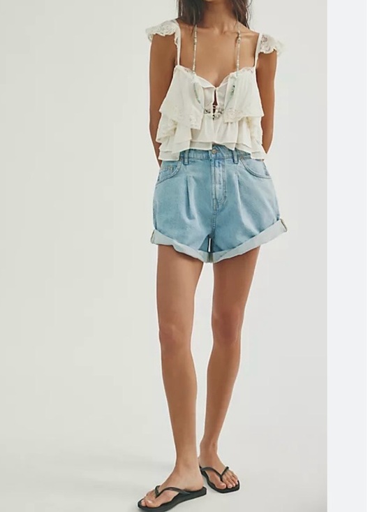 Free People Pants - free people danni high rise short